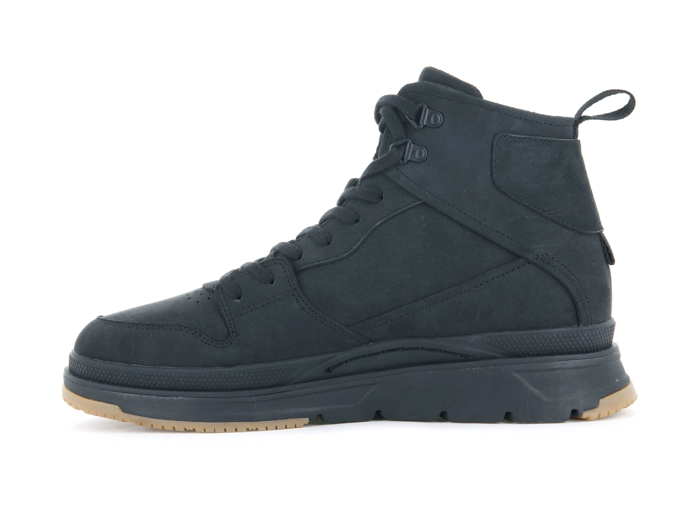 07993-001-M | PALLASIDER HI NUBUCK | BLACK/BLACK