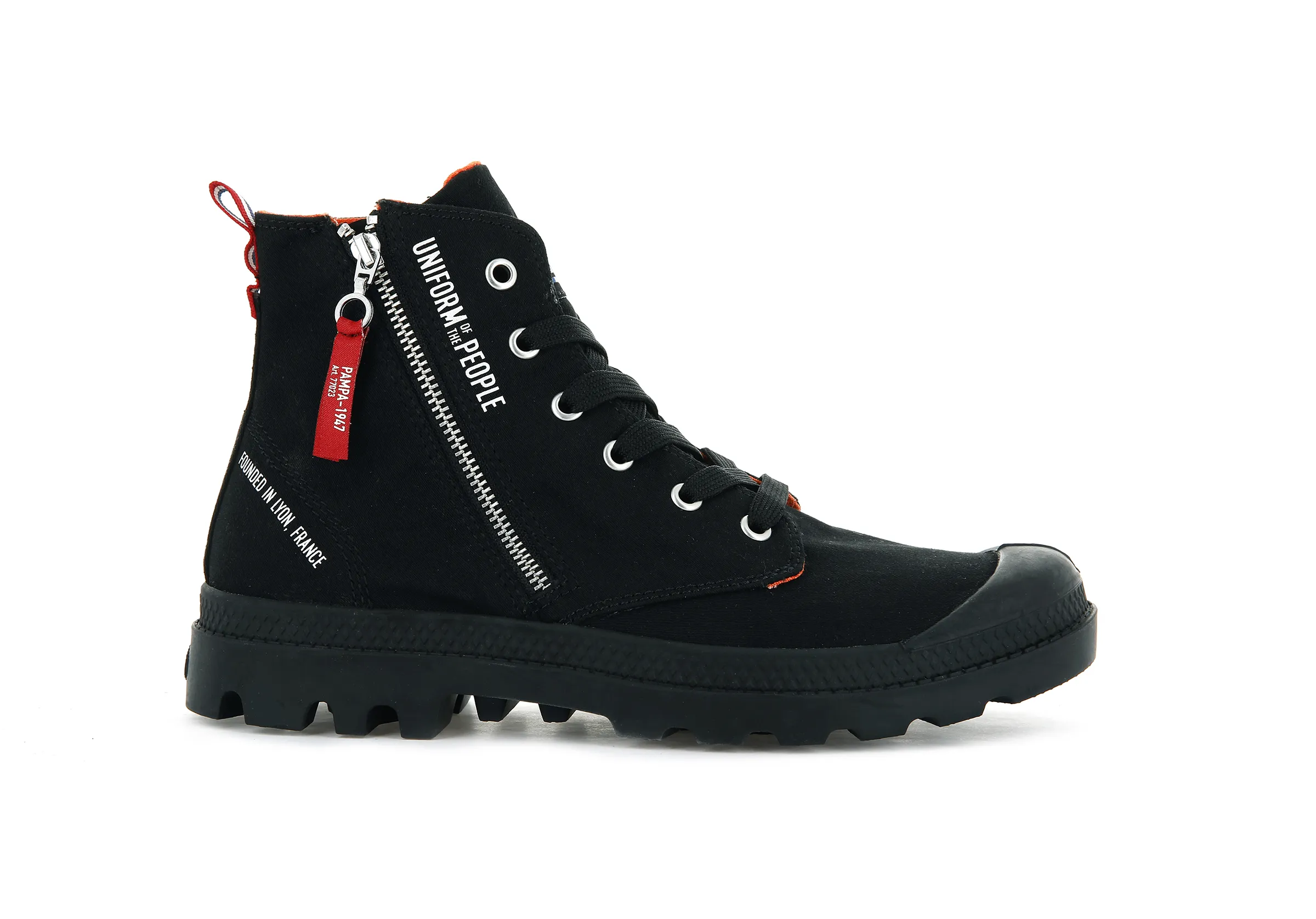 77023-008-M | PAMPA HI OUTZIP UNIFORM OF THE PEOPLE | BLACK/BLACK