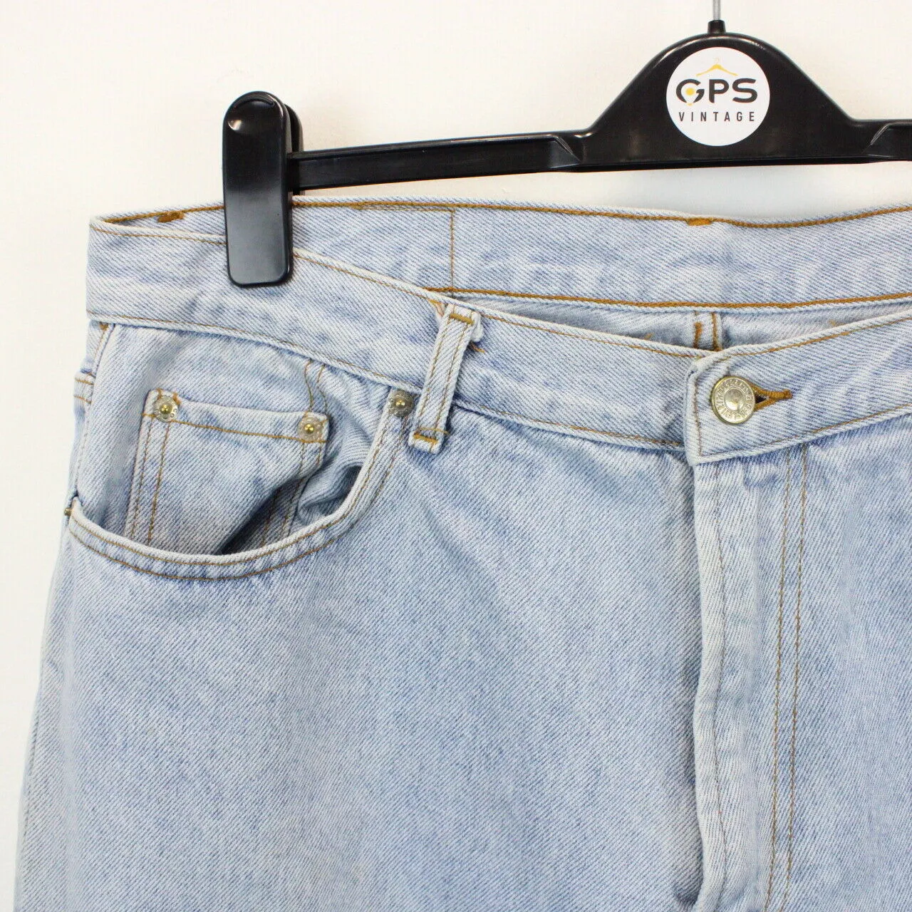 90s LEVIS 501 Jeans Light Blue | W35 L32