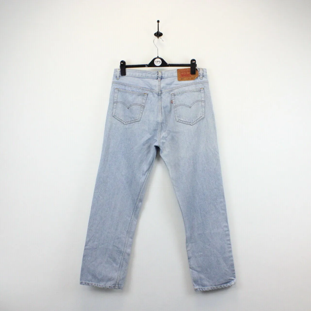 90s LEVIS 501 Jeans Light Blue | W35 L32