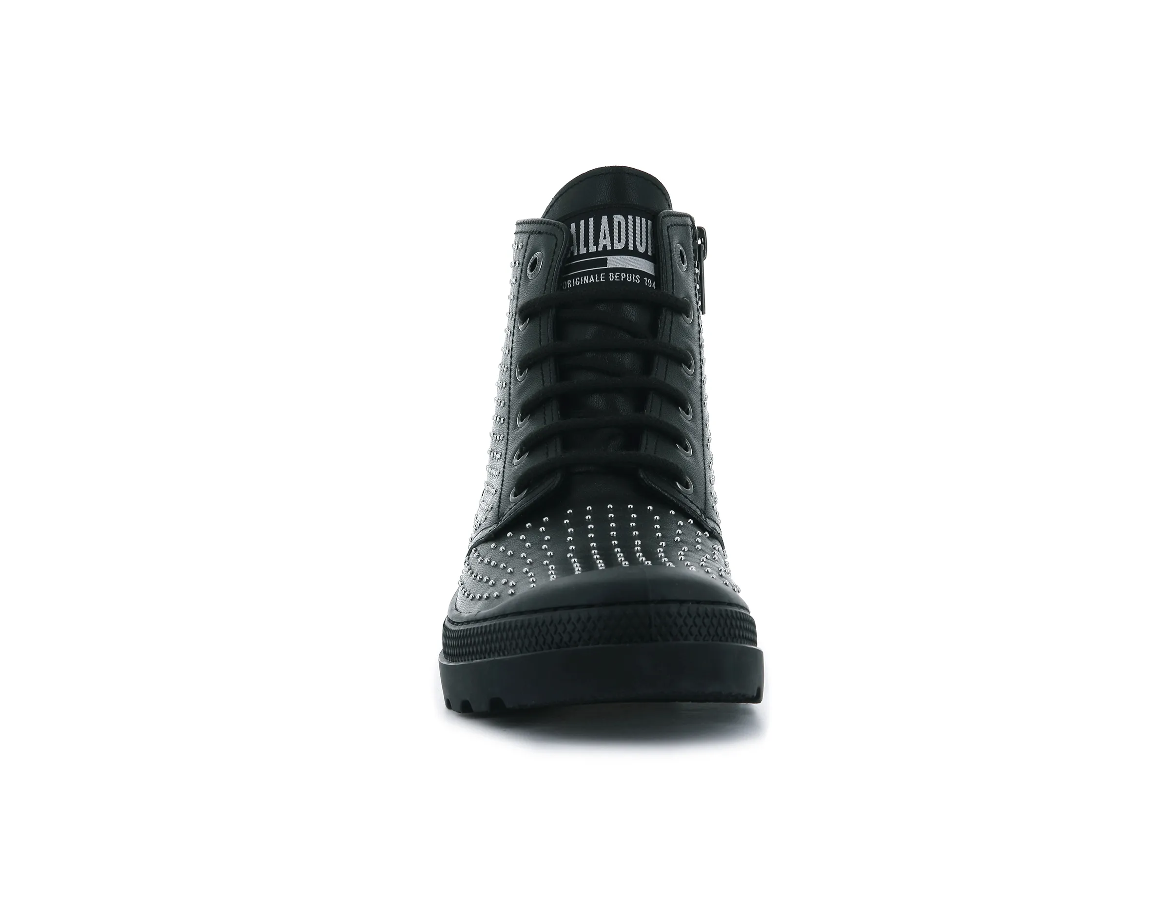 96950-001-M | PAMPA AVENUE HI ZIP STUD | BLACK/BLACK