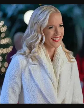 A Nashville Christmas Carol Jessy Schram Sherpa Jacket | Ujackets.com