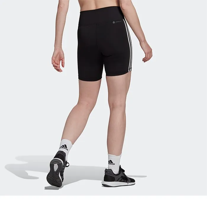 Adidas TE 3-Stripe Essential Short Tights | Tights | Stirling Sports