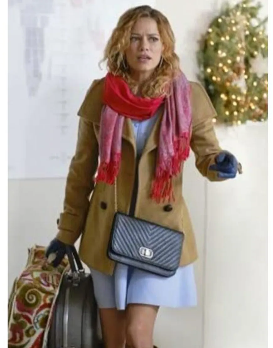 An Unexpected Christmas 2021 Bethany Joy Lenz Coat | Ujackets.com