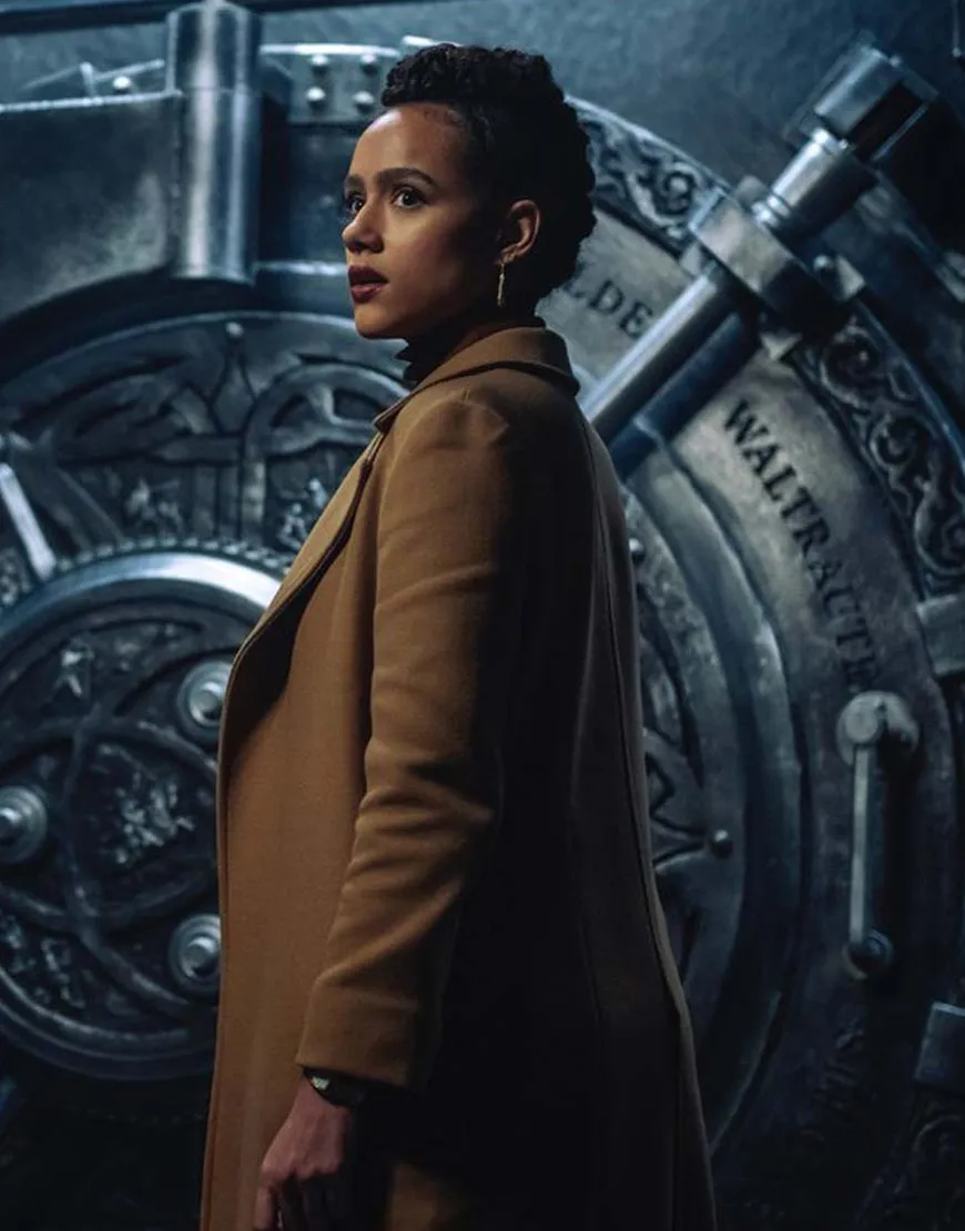 Army Of Thieves 2021 Nathalie Emmanuel Brown Coat | Ujackets.com