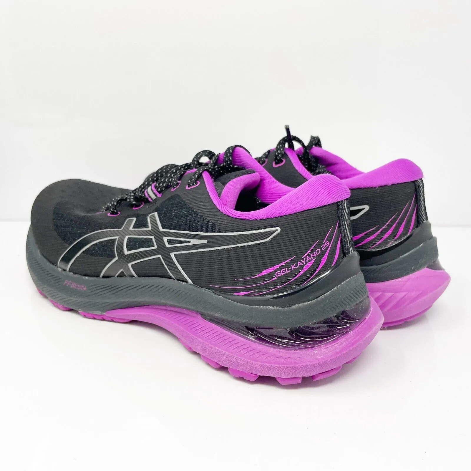 Asics Womens Gel Kayano 29 Lite Show 1012B299 Black Running Shoes Sneaker Sz 7