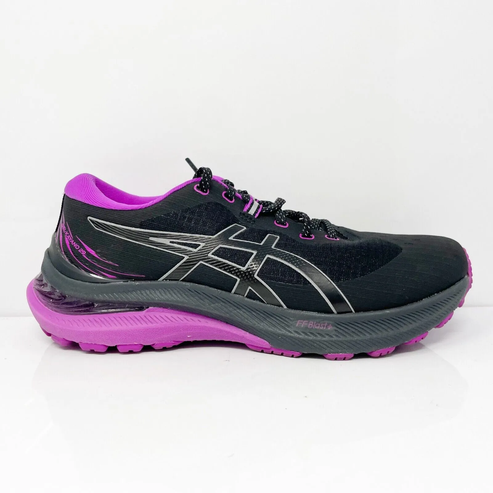 Asics Womens Gel Kayano 29 Lite Show 1012B299 Black Running Shoes Sneaker Sz 7