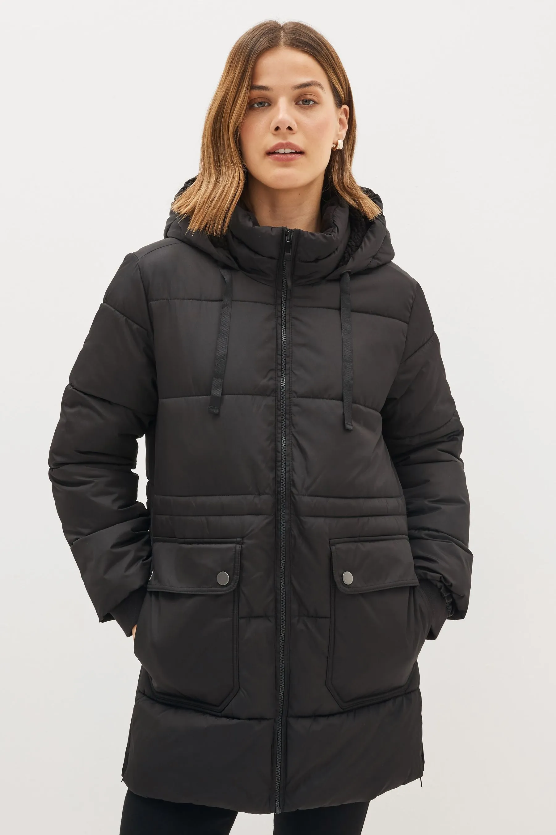 Black Puffer Coat