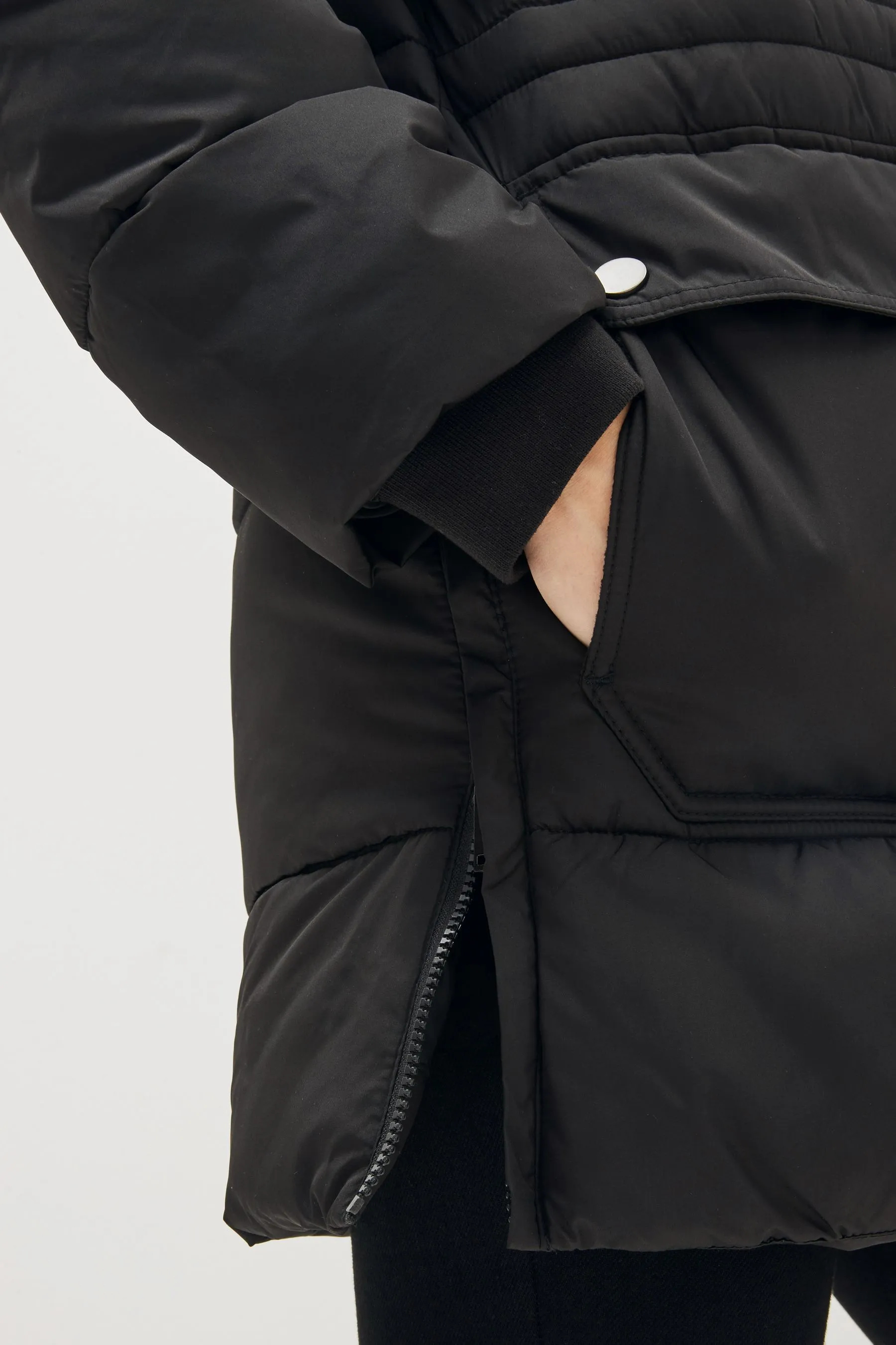 Black Puffer Coat