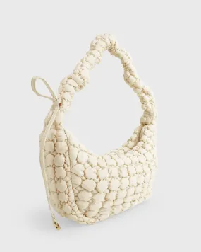 Bloom Shoulder Bag (Cream)