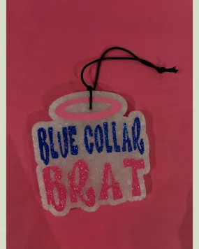 Blue Collar Brat Car Freshie