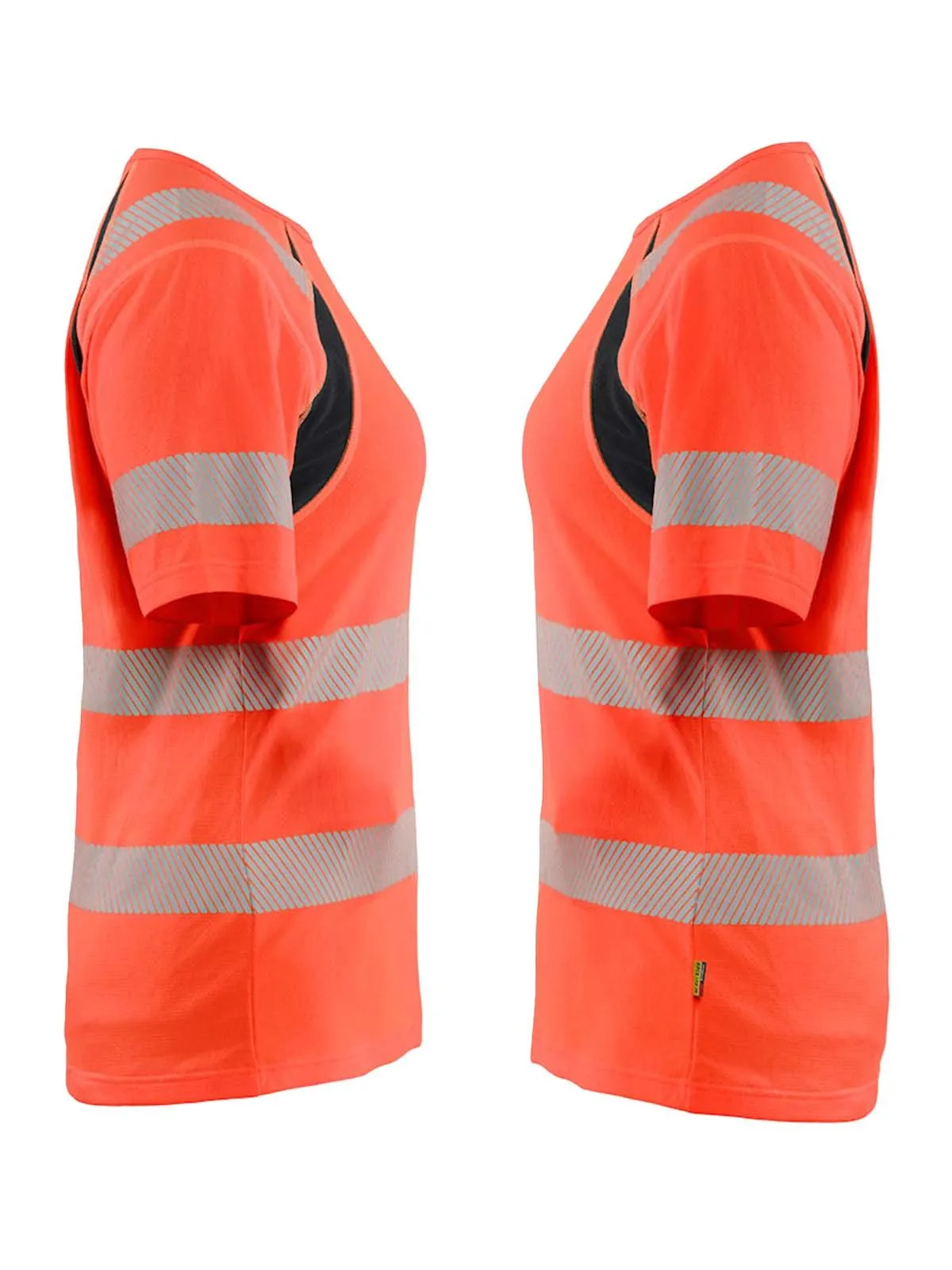 Blåkläder Work T-Shirt High Vis Women 3503 Red Black