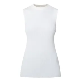 BOSS Feskies Ribbed-Knit Tank Top - Cream