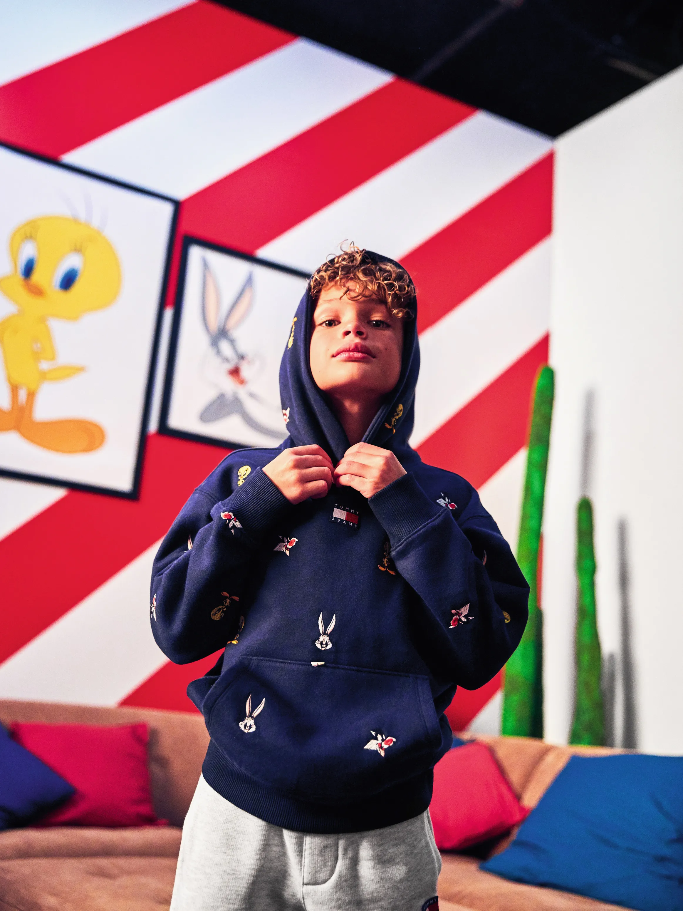 Boys 3-7 Looney Tunes Hoodie | Sweatshirts & Hoodies | Tommy Hilfiger