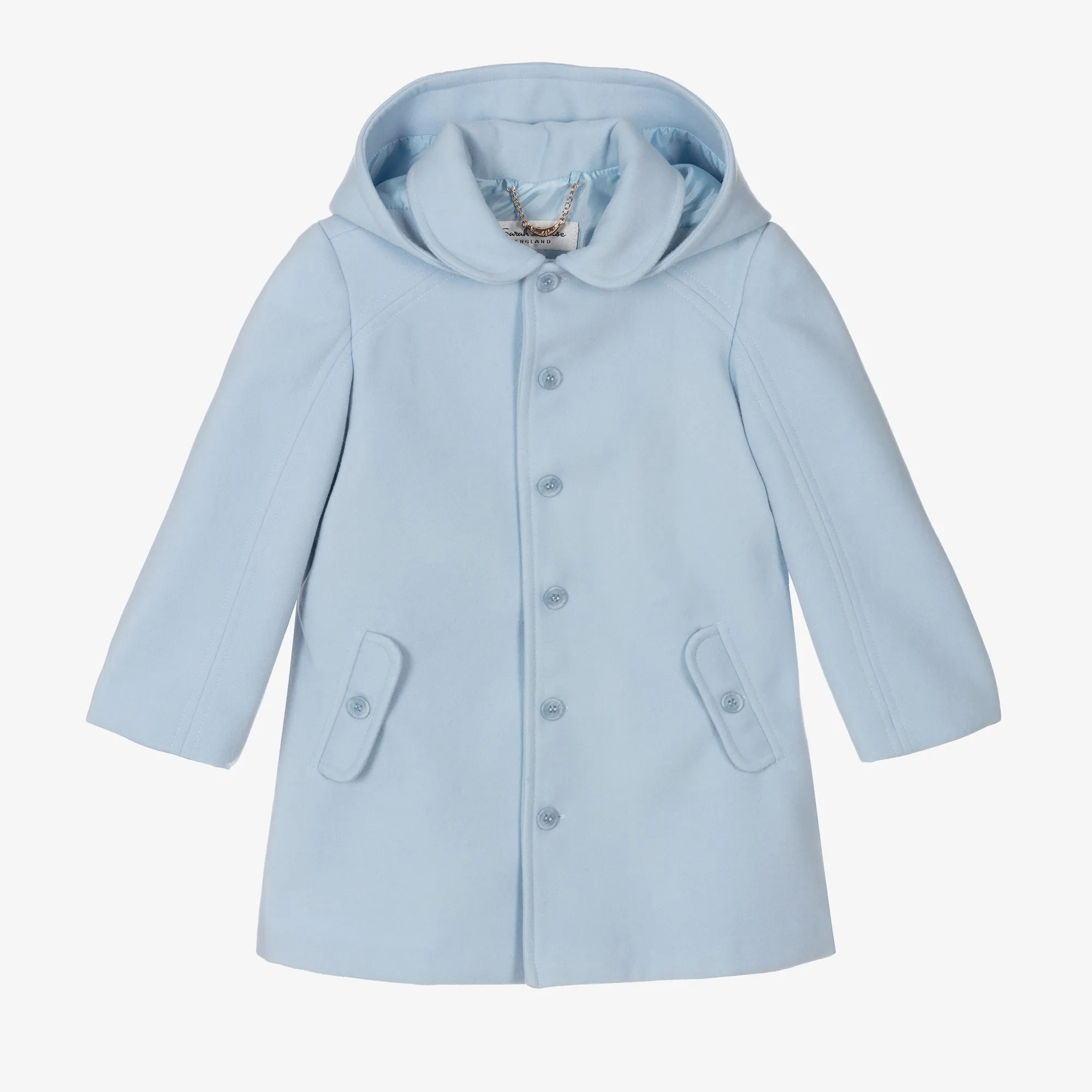 Boys Blue Hooded Coat