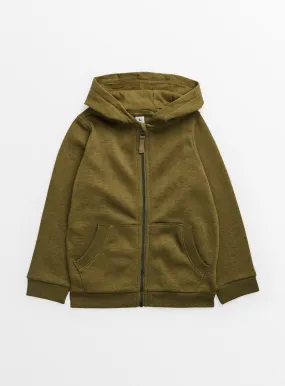 Buy Green Zip Through Hoodie 7 years | Jumpers and hoodies | Tu