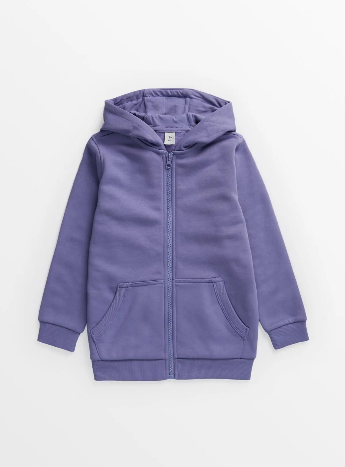 Buy Purple Zip-Through Hoodie 13 years | Jumpers and hoodies | Tu