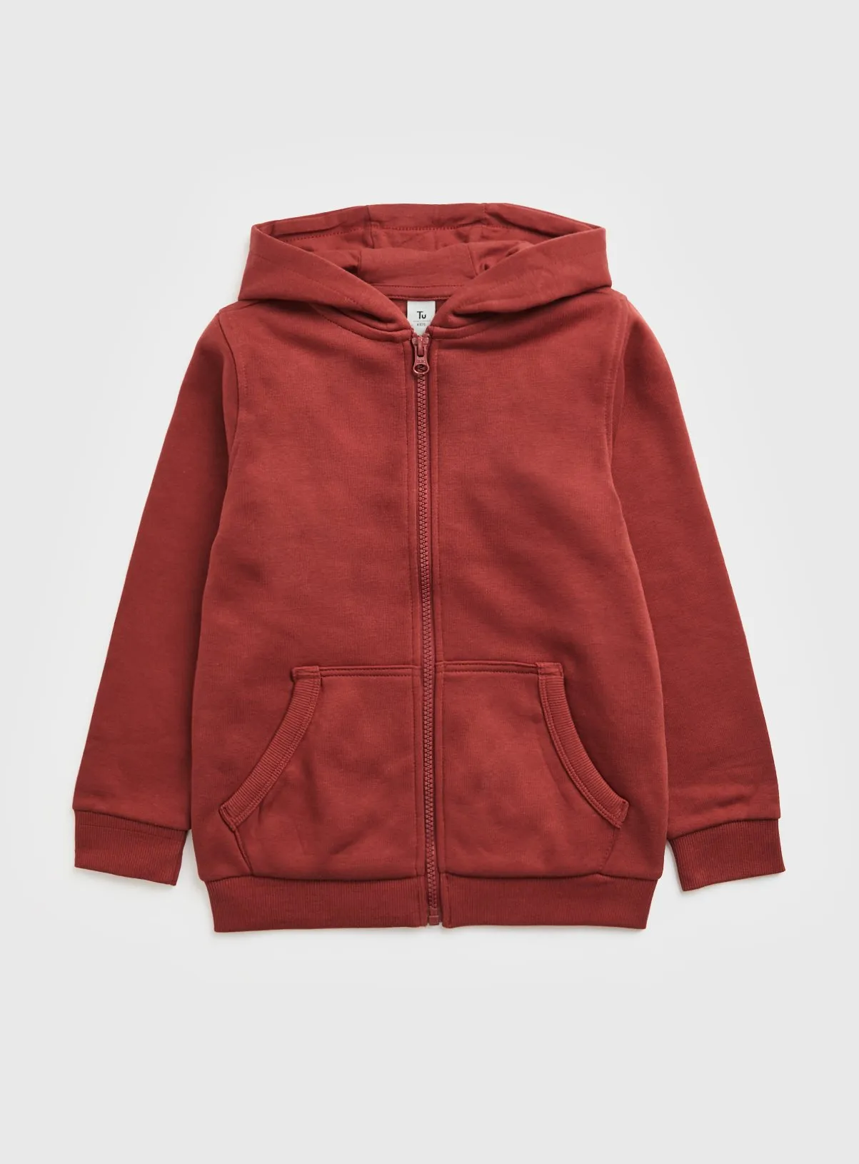 Buy Red Zip Through Hoodie 1 year | Jumpers and hoodies | Tu