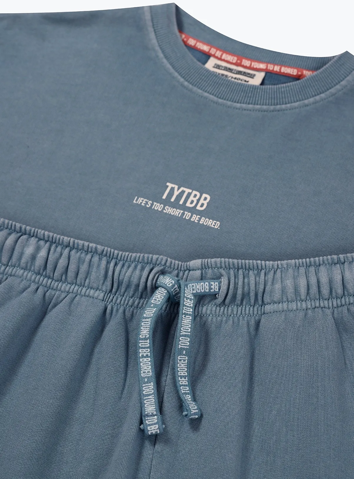 Buy TYTBB Blue Oversized Washed Sweatshirt 8 years | Jumpers and hoodies | Tu