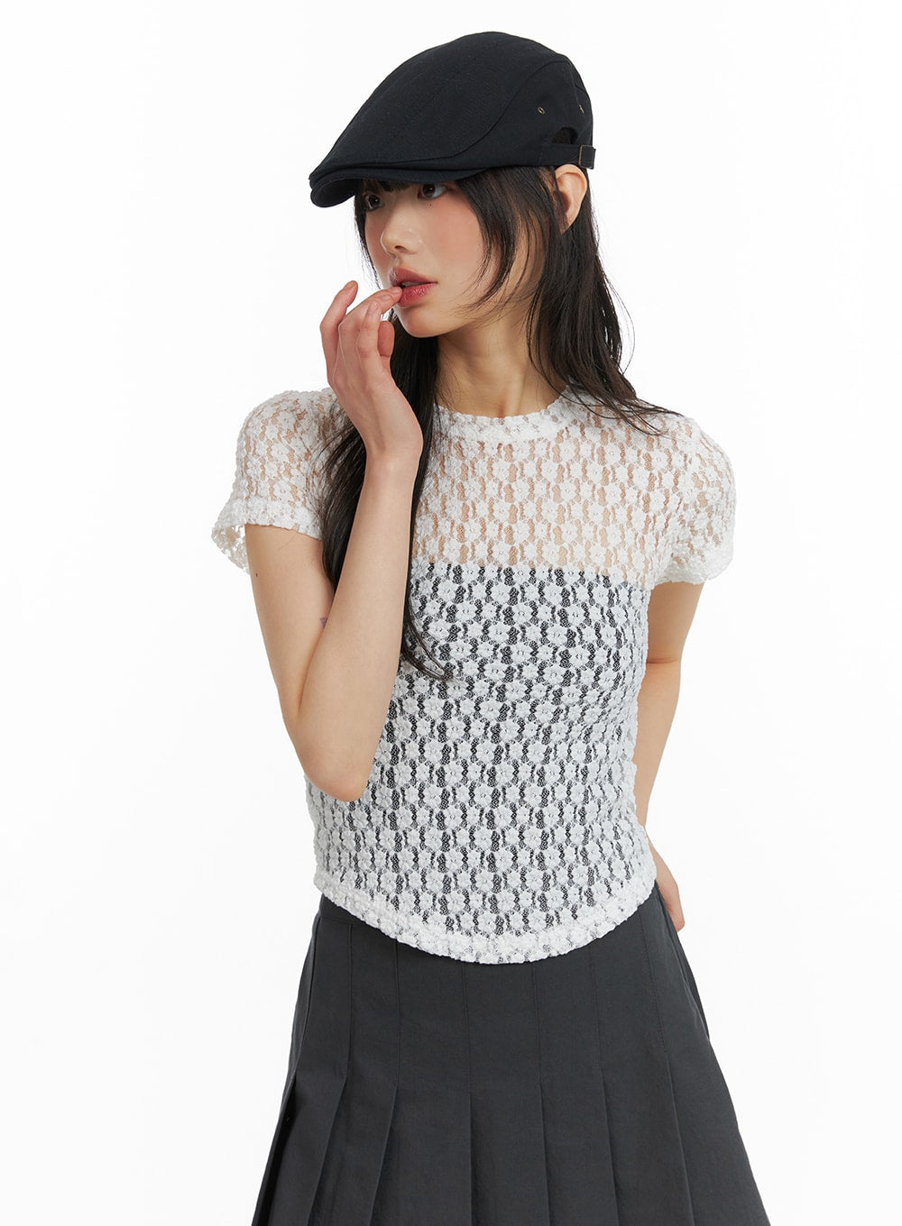 Chic Laced Top CM413