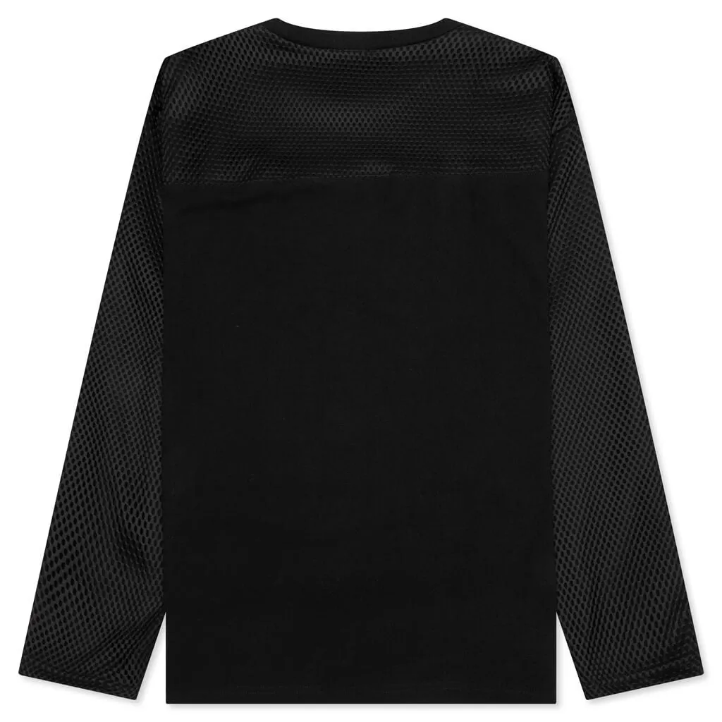 Chicago Mesh Long Sleeve Shirt - Black