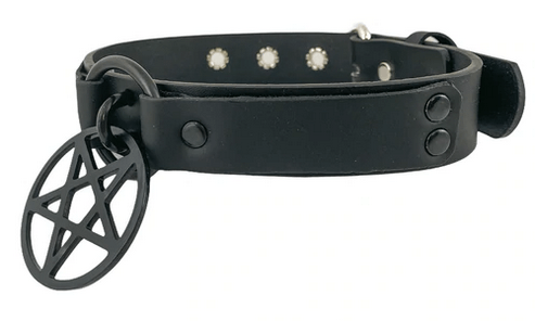 Classic Goth Black Collar