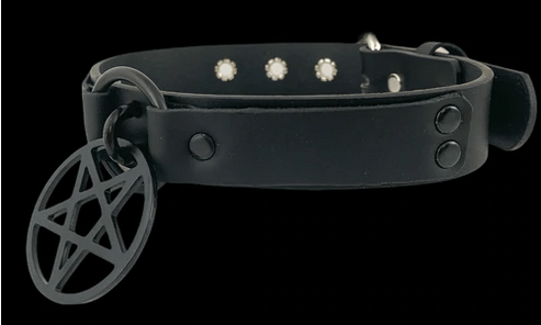 Classic Goth Black Collar