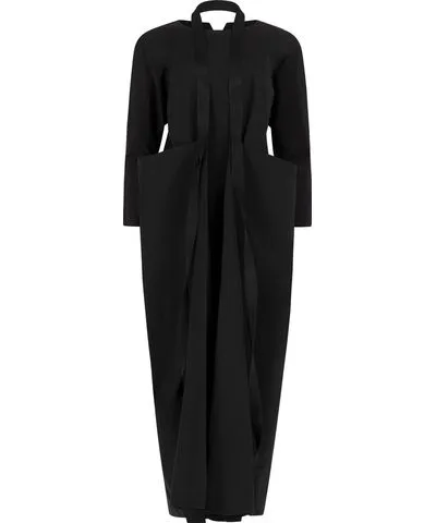 Clothes by Locker Room Women's Black Wrap Dress