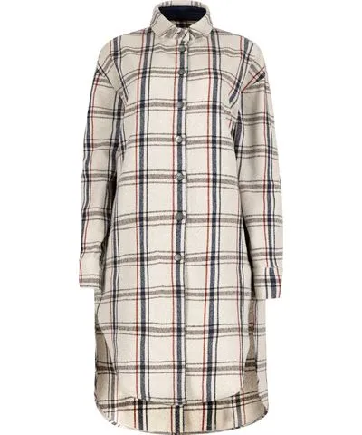 Clothes by Locker Room Women's Brown Plaid Collared Shirt