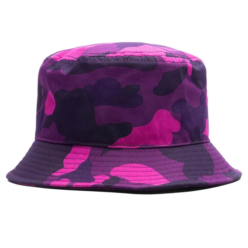 Color Camo Bucket Hat - Purple