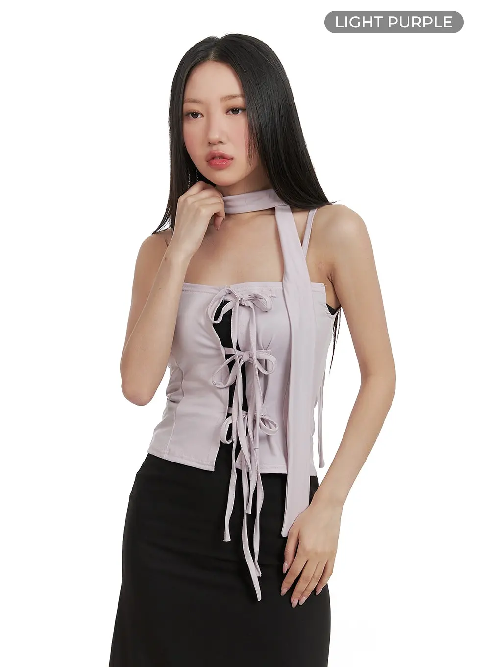 Cut Out Strap Sleeveless Top CA409