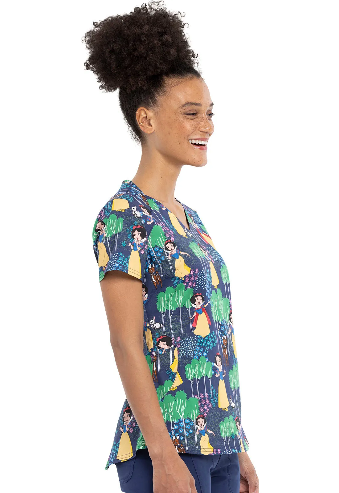 Disney's V-Neck Top in Woodland Stroll