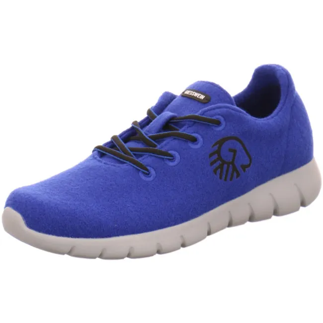 Ecco comfortable lace-up shoes for women blue