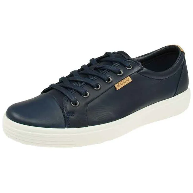 Ecco comfortable lace-up shoes for women blue