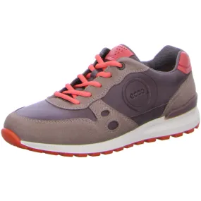 Ecco sporty lace-up shoes for women beige