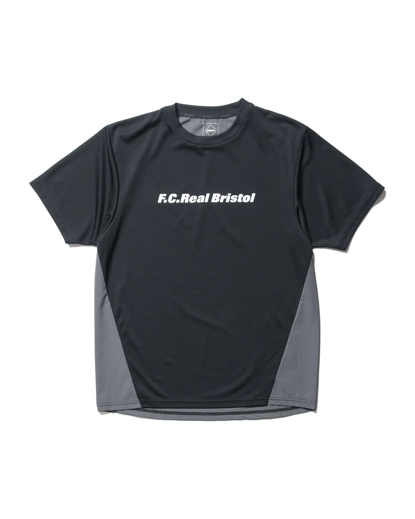 F.C.Real Bristol  |Crew Neck Plain Short Sleeves Logo Crew Neck T-Shirts