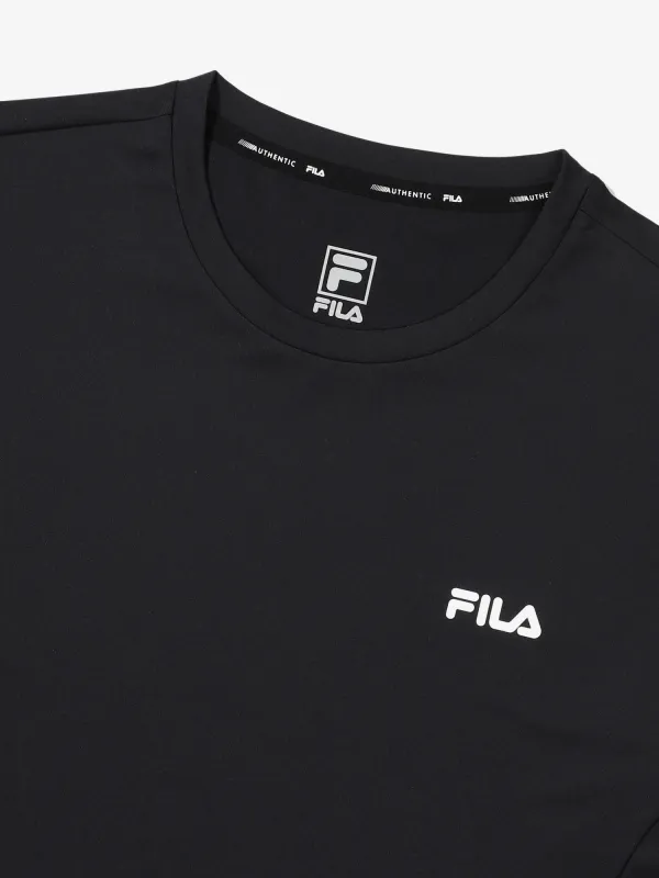 FILA  |Street Style Plain Short Sleeves Logo T-Shirts