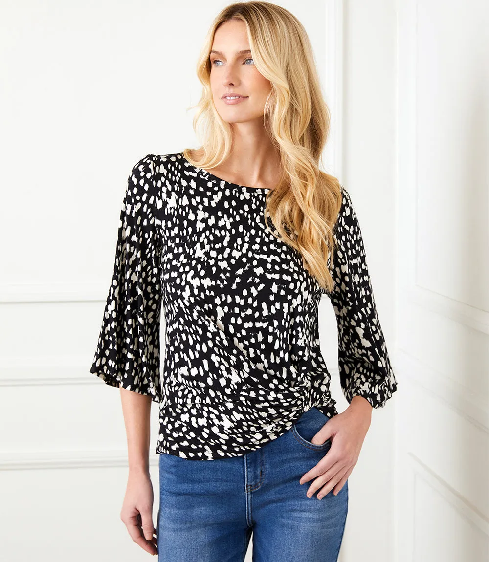 Flare Sleeve Pickup Top