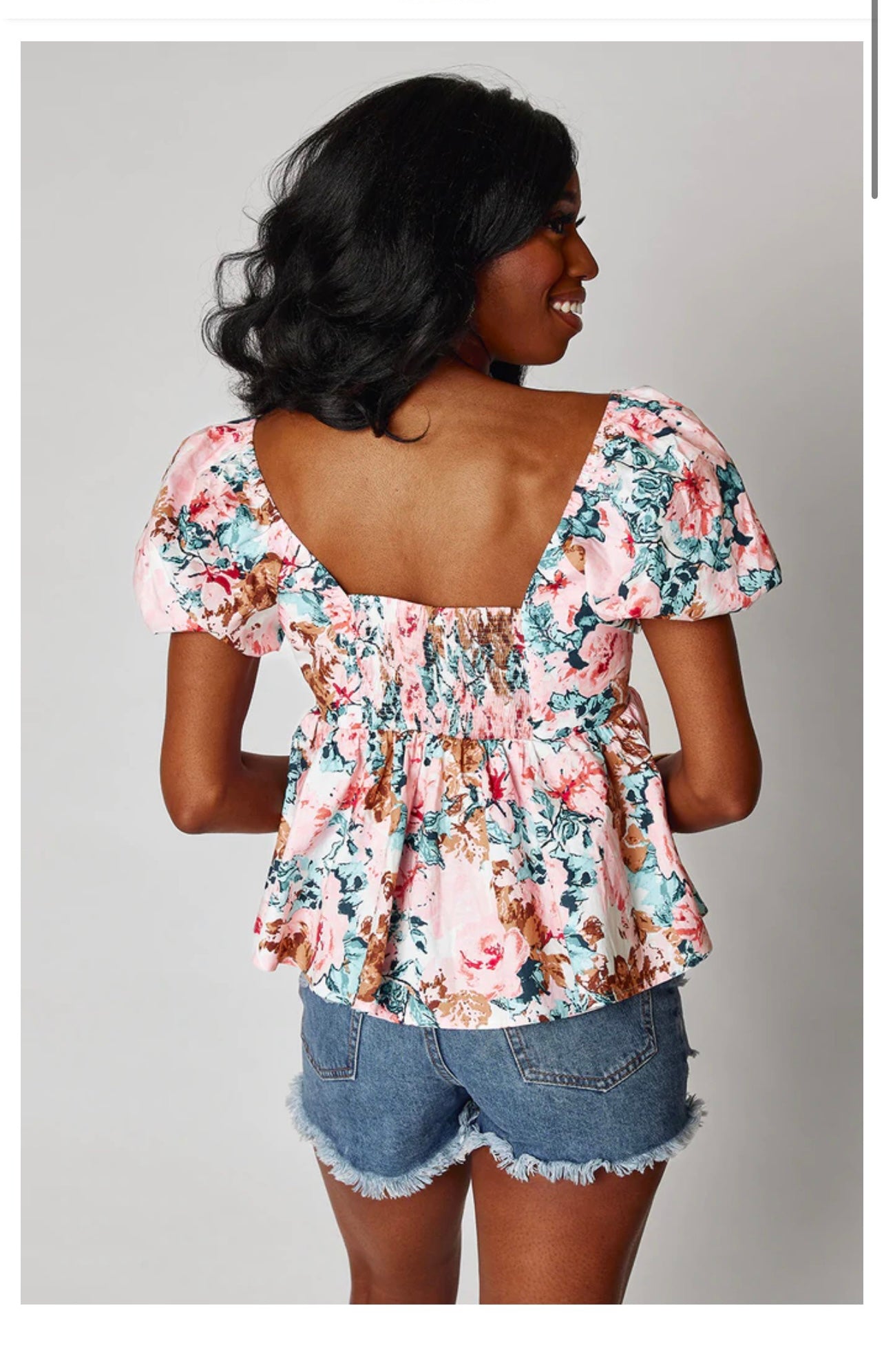 Floral Frenzy Top