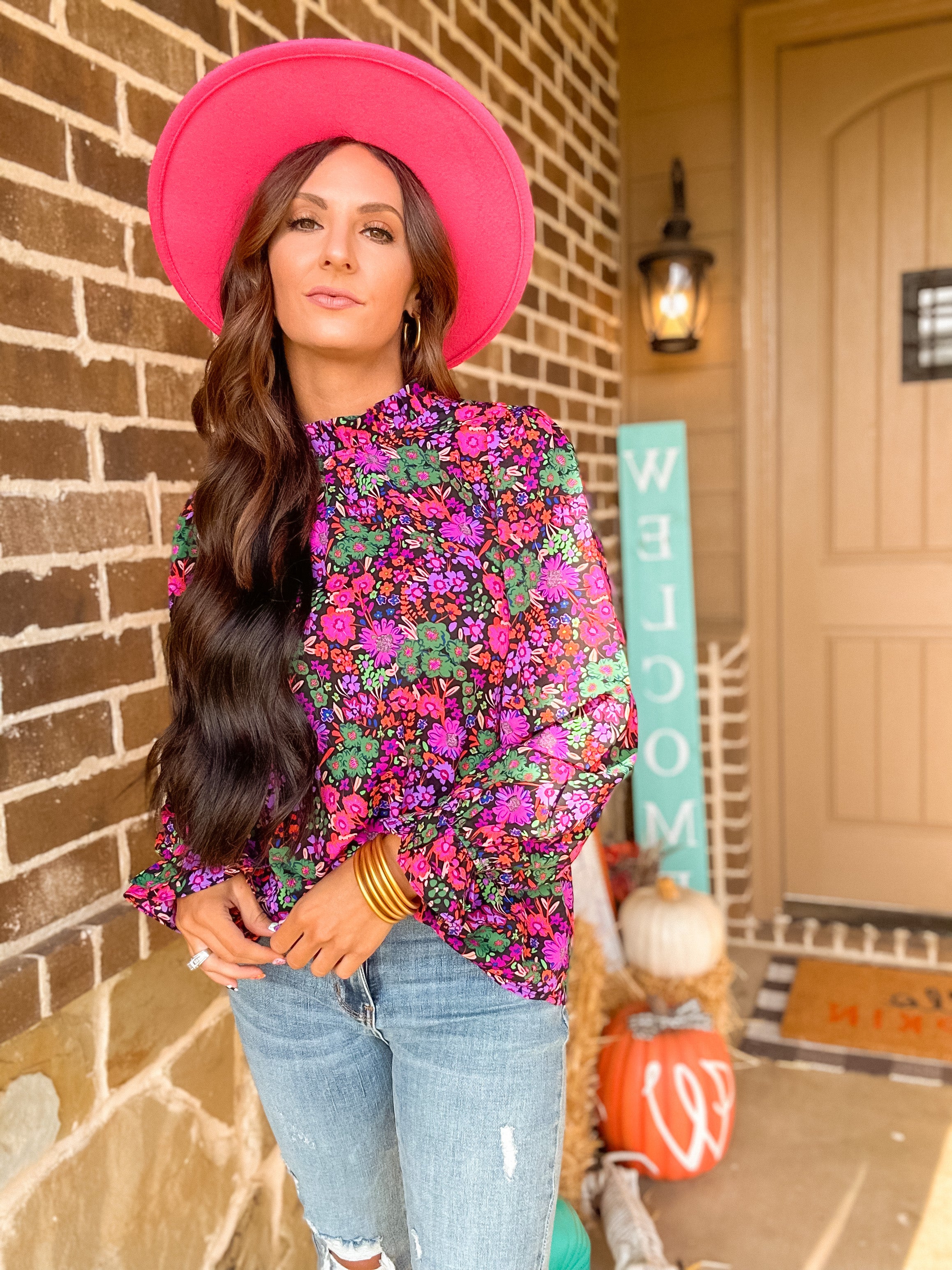 Floral Poet Top