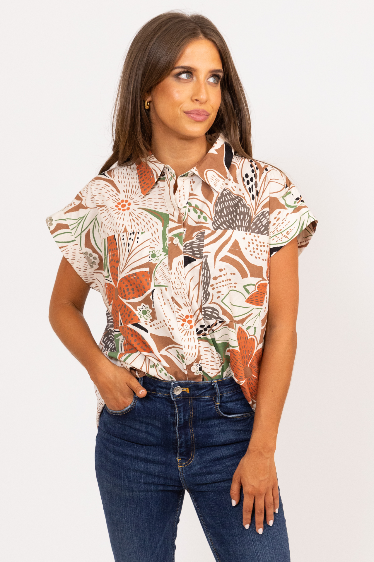 Floral Utility Top