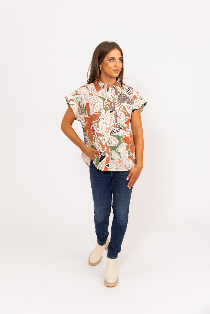 Floral Utility Top