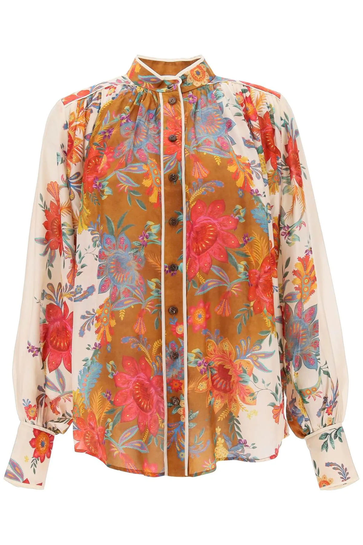 'Ginger' Blouse With Floral Motif