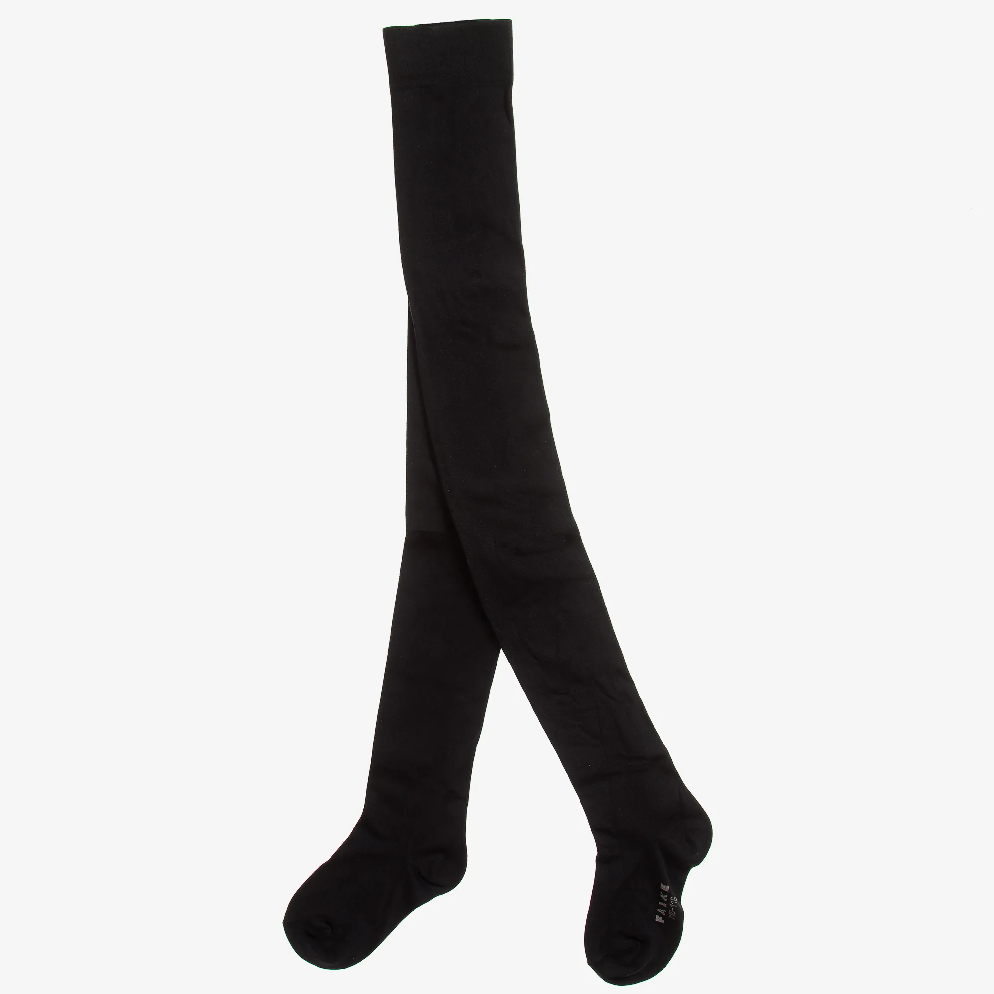 Girls Black Cotton Tights