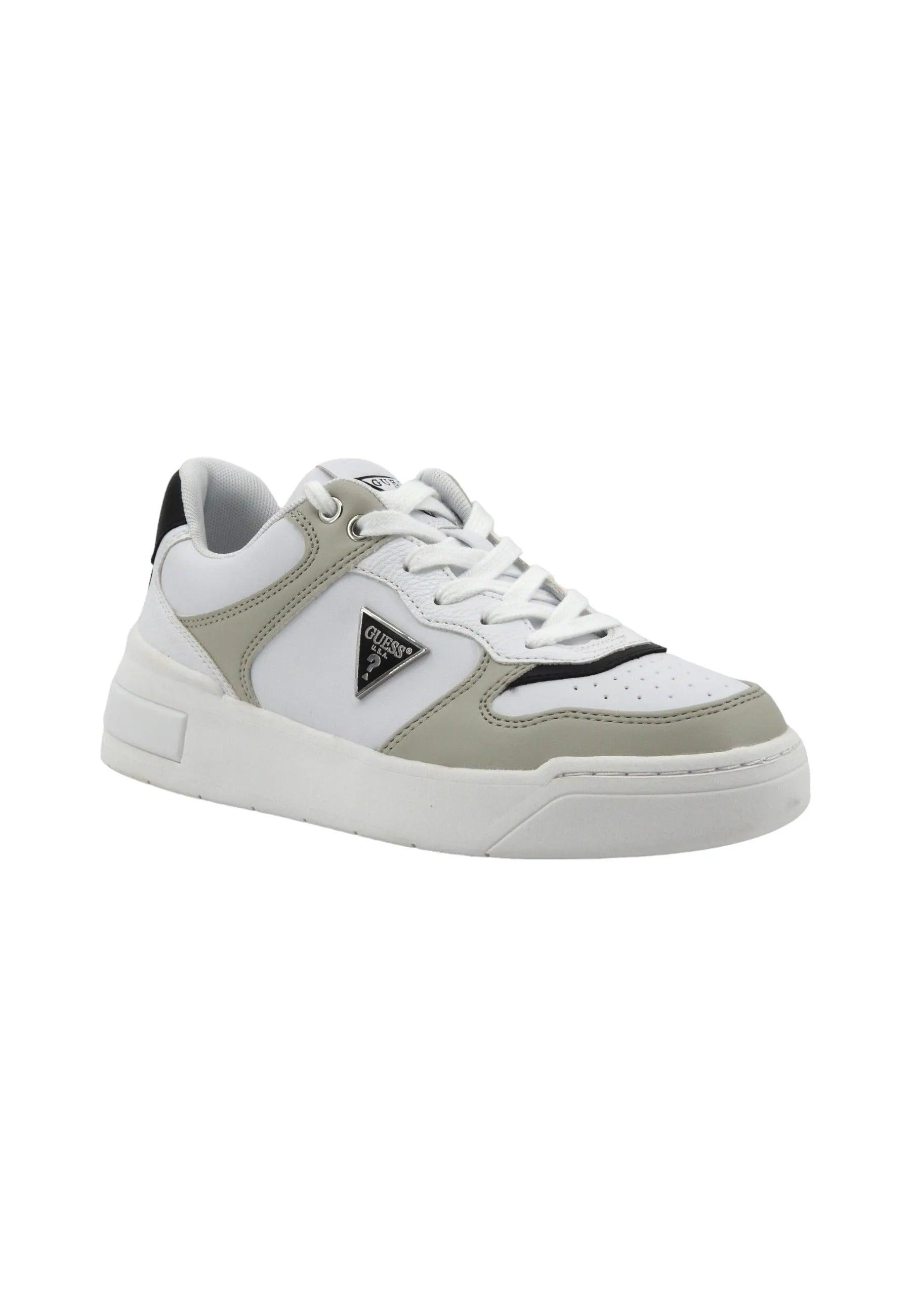 GUESS Sneaker Donna White Grey FLPCLKELE12