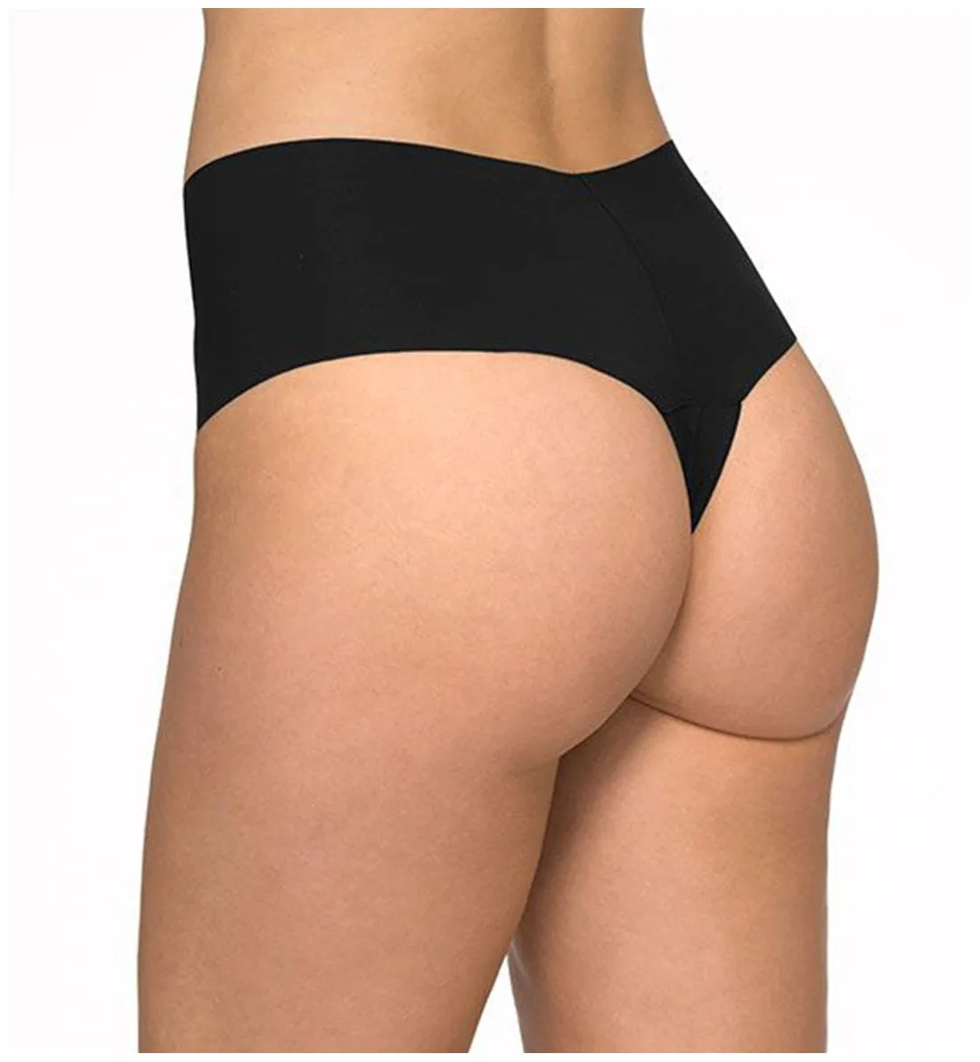 Hanky Panky BreatheSoft Hi-Rise Thong (6J1921B) - Black