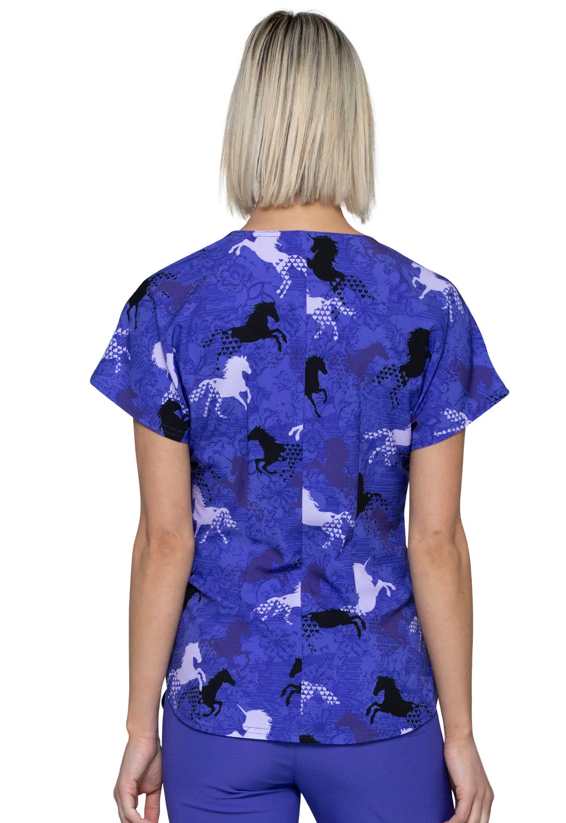 Heart Soul Round Neck Top in Always Be A Unicorn