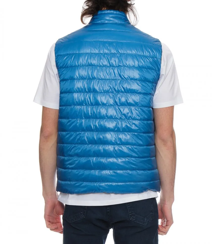 HERNOREVERSIBLE TWO-TONE WAISTCOAT IN NYLON ULTRALIGHT