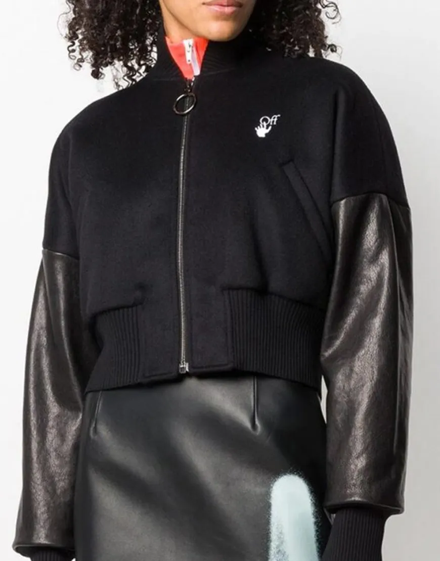 Hightown S02 Imani Lewis Black Leather Jacket | Charmaine Black Jacket