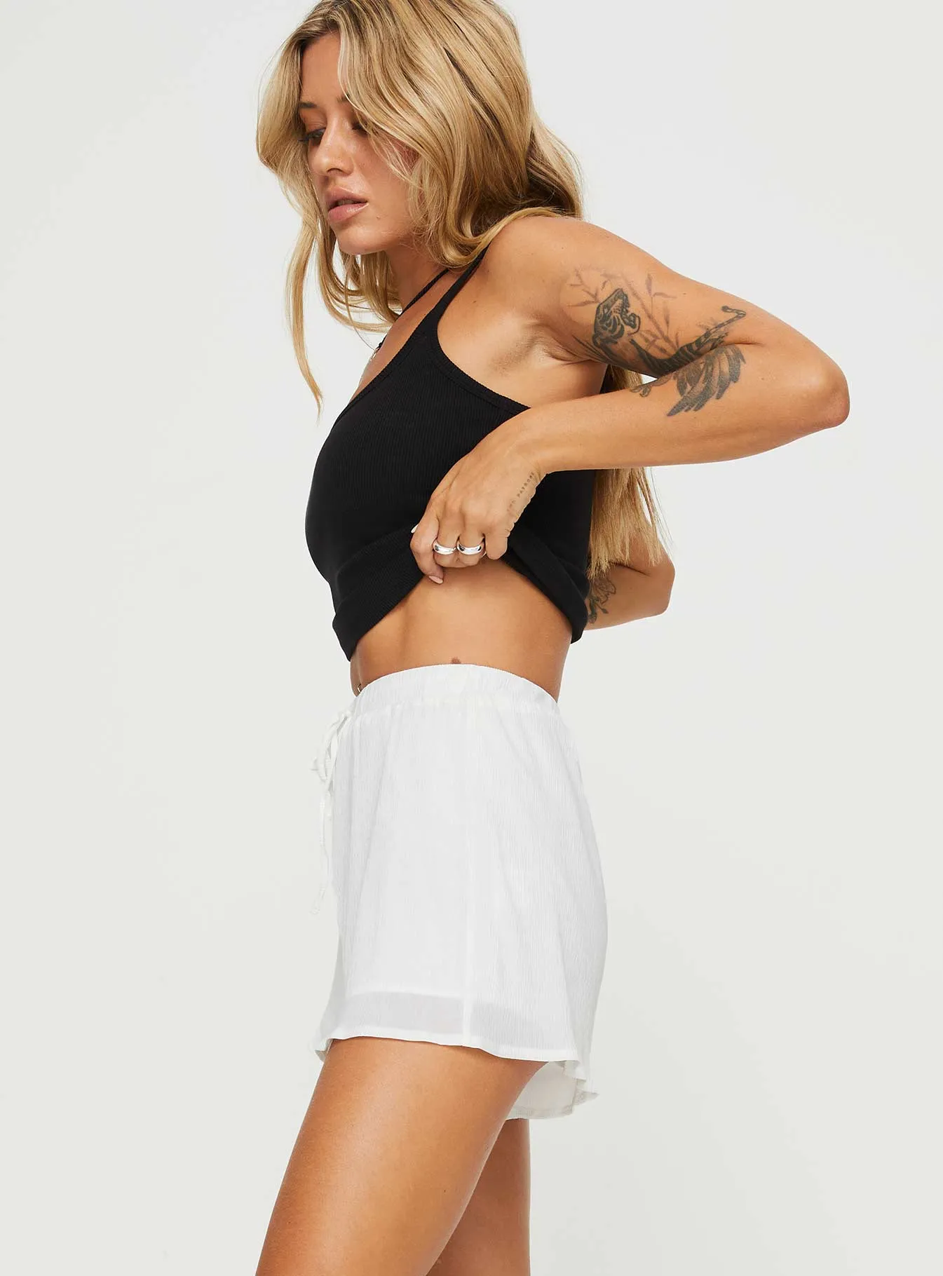 Hunt Shorts White